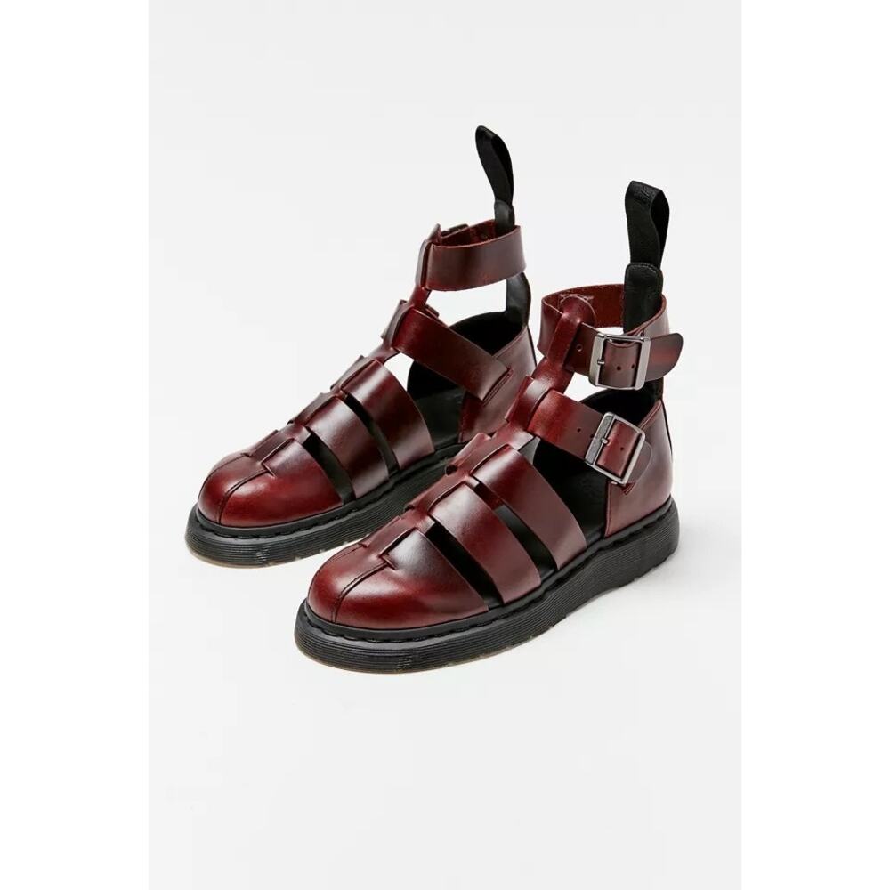 Dr Martens Geraldo Brando Brown Gladiator Sandal M6 W7 (runs LARGE)
